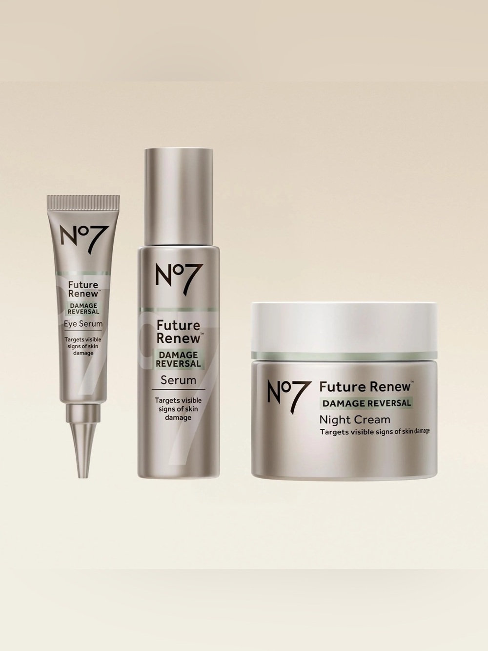 NIB No7 Future Renew Damage Reversal System Kit Exp. 5/27